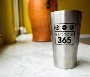 Get our stainless steel reusable pint cup at the St. Louis Earth Day Festival!