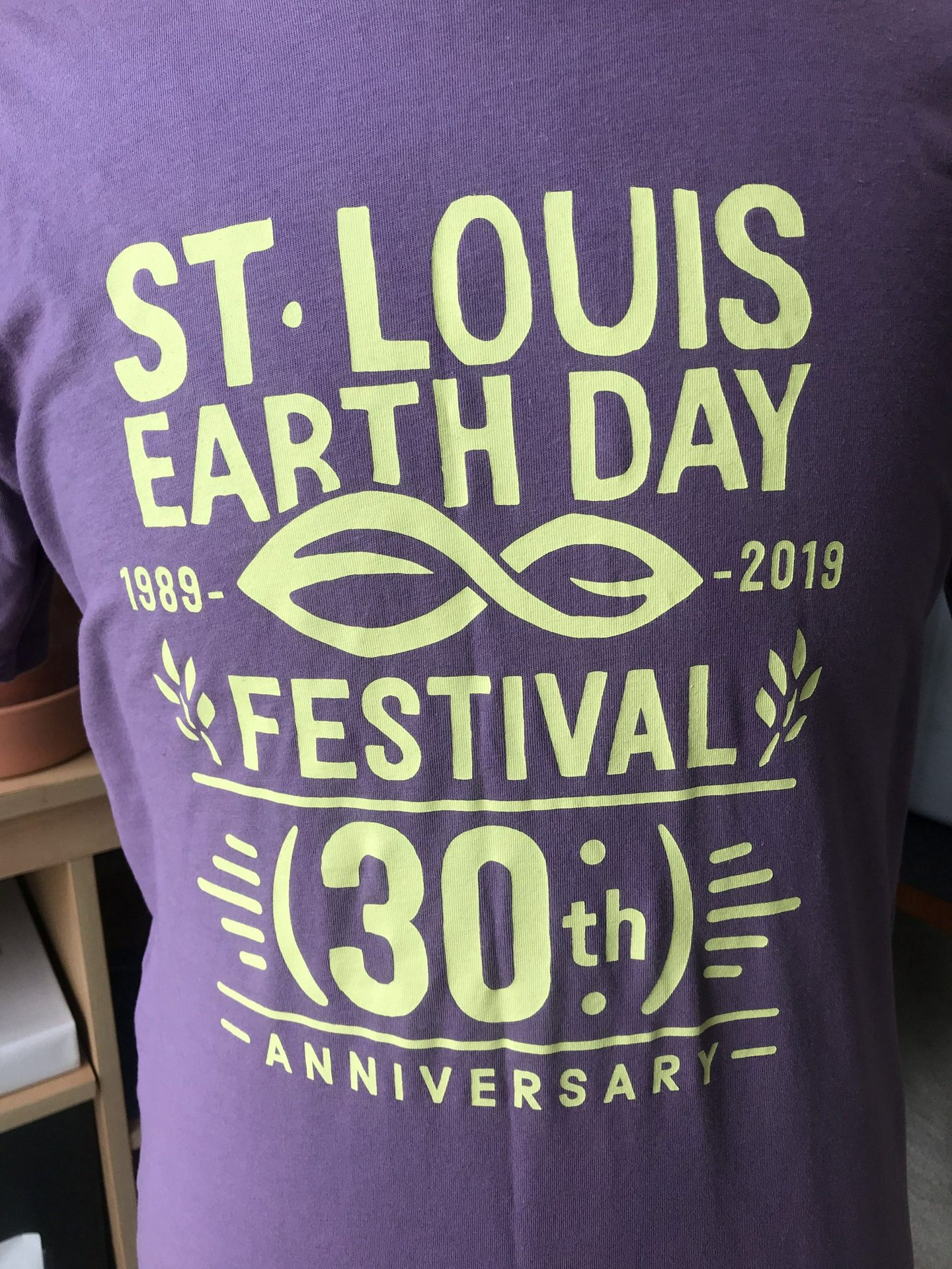 2017 St. Louis Earth Day Volunteer T-shirt