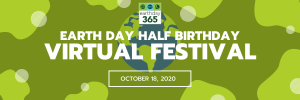 Virtual Earth Day Half-Birthday Festival Oct 18 header