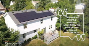 StraightUp Solar video background
