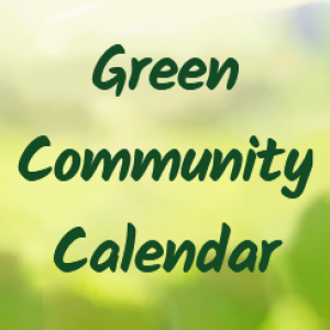 Green Community Calendar for homepage