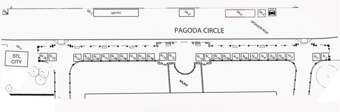 Sponsor Row and Muny Fest map