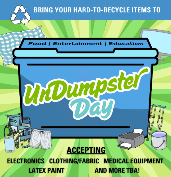 Undumpster Day 2025 Flyer Undumpster Day 2025 Flyer