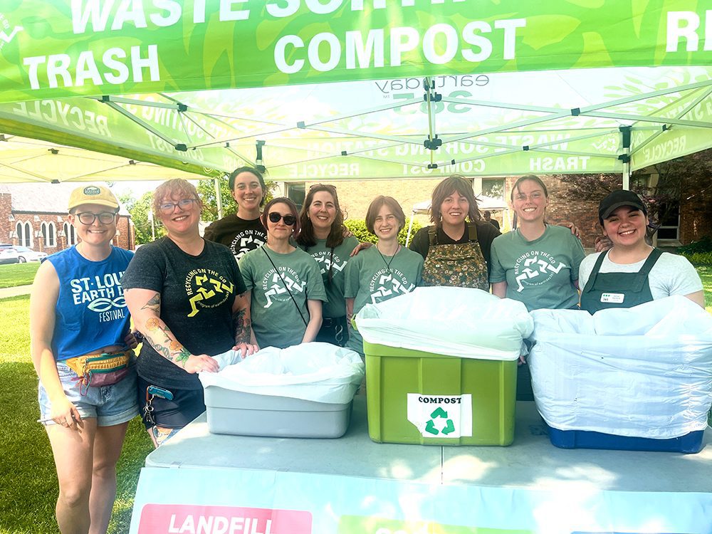 rog-photo-12-small Recycling On the Go group photo at waste sorting station